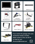 Wireless RV Backup Camera, DOUXURY IP69 Waterproof 170° Wide View Angle HD - Image 9