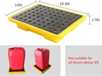 Drum Containment Spill Pallet, Industrial Nestable Oil Drums Leak-Proof Tray - Image 2
