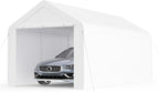 Carport 10x20 Heavy Duty Portable Garage w/Removable Sidewalls & Roll-Up Door - Image 8