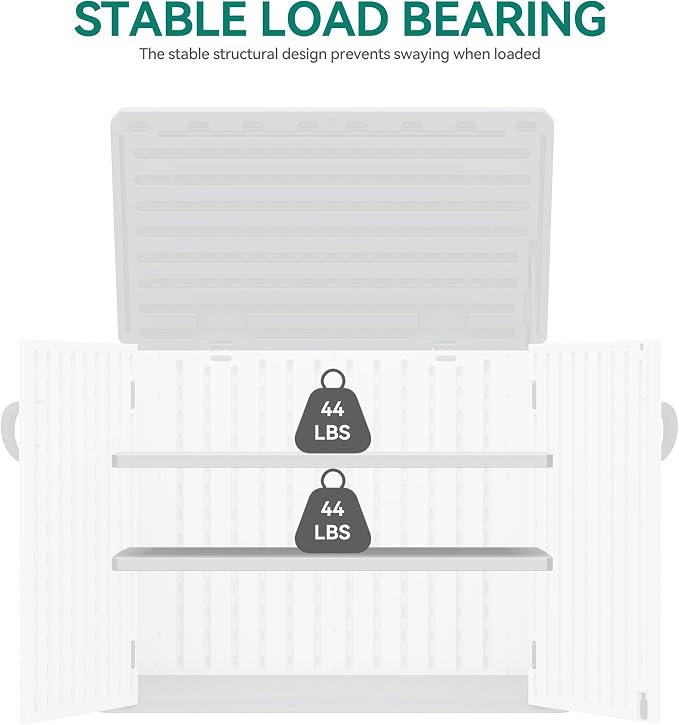 YITAHOME Resin Storage Shed Shelves - Image 5