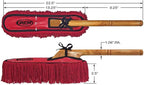Classic Car Duster with Solid Wood Handle Includes Storage Case - Image 2