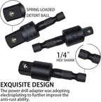 17Pcs Flexible Drill Bit Extension, Include 3Pcs Rotatable Socket Adapter 2Pcs - Image 8