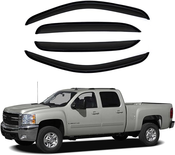 Sun/Rain Guards Window Visors Wind Deflector Compatible by GLDIFA