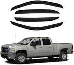 Sun/Rain Guards Window Visors Wind Deflector Compatible by GLDIFA