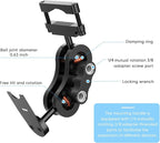 Radar Detector Mount, Aluminum Rearview Mirror Rod Radar Bracket, - Image 4