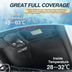 Cartist Windshield Sun Shade Compatible - Image 3