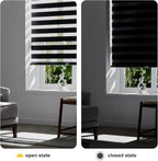 Persilux Cordless Zebra Blinds for Windows Free-Stop Dual Layer Roller Windows - Image 5