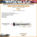 61572 | 2 Pack, Keyed Alike, Receiver Locks - Image 3