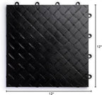Big Floors RaceDeck Diamond Plate Design, Durable Interlocking Modular Garage - Image 8