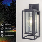 14" Outdoor Wall Light Fixtures Waterproofed Exterior Lantern W/Sturdy - Image 4