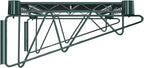 14" x 24" Green Epoxy Wire Wall Mount Shelf - Image 5