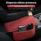 Car Armrest Cover Leather Car Console Covers Box Pad - Image 2