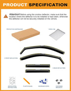 in-Channel Window Rain Guards Fit - Image 8