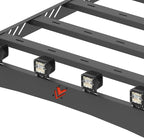 Roof Rack Cargo Basket with 4PCS LED Light Bar Compatible - Image 7