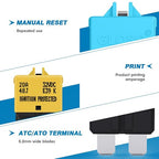 GLOSO Circuit Breaker Blade Fuse E39 Manual Reset Fuse - Image 4