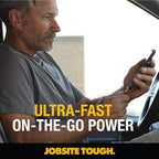 DEWALT Heavy Duty USB + USB C Car Charger Adapter, 49.5W Cigarette Lighter USBA - Image 7