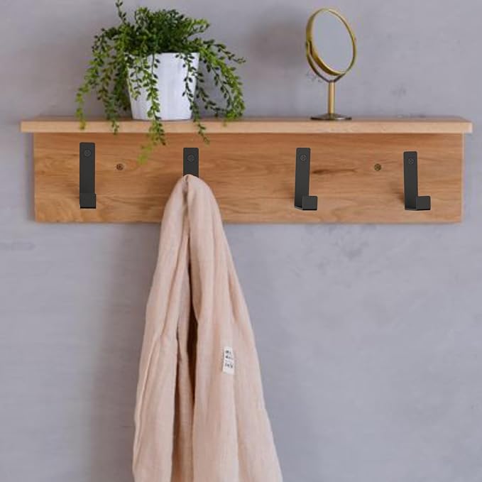 Hooks for Hanging Stainless Steel Heavy Duty Coat Hook Wall Hooks Robe Hanger - Image 5
