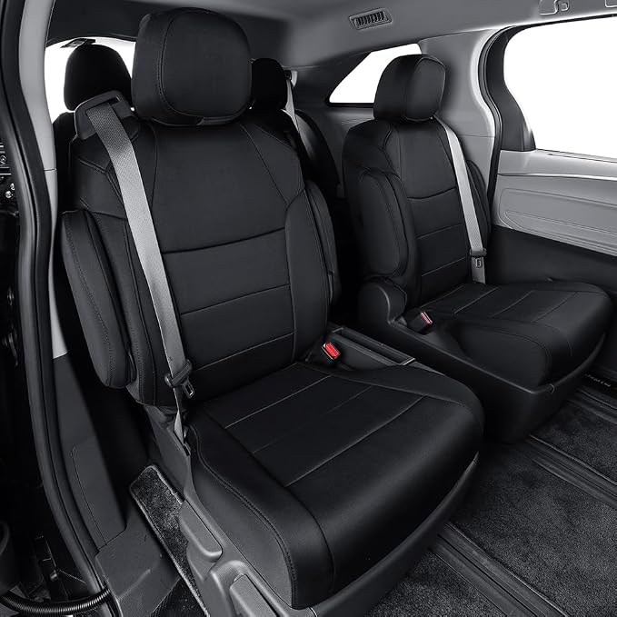 EKR Sienna Seat Covers for 2011-2020 Toyota Sienna L, 7 Seats, 2nd Row Captain - Image 5