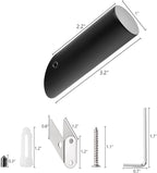 NINETREX Black Wall Hooks Matte Black Towel Hook Modern Robe Hooks SUS 304 - Image 5