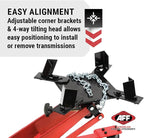 AFF Low Profile Manual Hydraulic Transmission Jack - Image 5