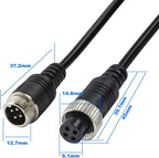 50FT Car 4-Pin Aviation Video Extension Cable，15m Car Video Extension Cable - Image 7