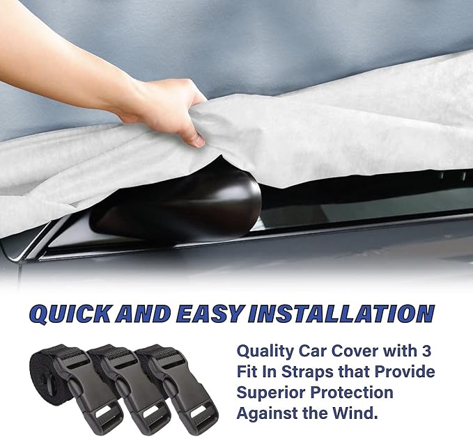 iCarCover Premium Car Cover for 1975-1977 Pontiac Astre 2-Door, 4-Door Heavy - Image 8
