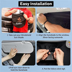 Econour Windshield Sun Shade for Honda Accord 2018-2022 Window Sunshade Sun - Image 6