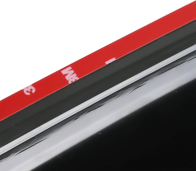 4pcs Outside Mount Style Sun Rain Guard Durable Side Window Wind Deflectors - Image 5