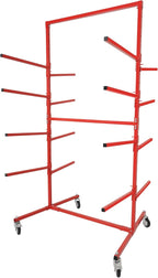 KUAFU Mobile Bumper Storage Rack w/Adjustable Shelving Auto Body Parts by KUAFU