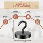 Neosmuk Magnetic Hooks, Cruise Ship Essentials, 100lb+ Heavy Duty Magnetic Hooks - Image 4