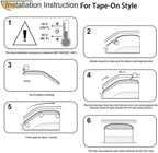 Chrome Side Window Visors Vent Deflector - Image 5