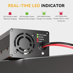Power Queen 14.6V 20A LiFePO4 Battery Charger, 2-Stage Automatic Smart Battery - Image 6
