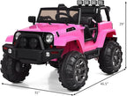 Costzon Ride On Car, 12V Battery Powered Electric Ride On Truck w/Parental - Image 7