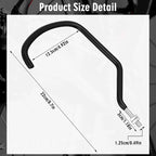 Shimeyao 4 Pcs Machine Thread Bicycle Storage Hook - Image 2