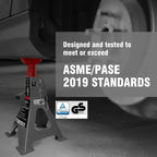 Car Jack Stands 6 Ton with Double Locking and Large Foot Base - Image 6