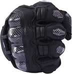 Harssidanzar Breathable Leather Motorcycle Gloves Touchscreen - Image 2