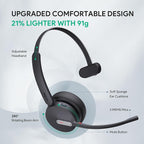 Yealink BH70 with Stand Wireless Bluetooth Headset with Microphone - Image 6