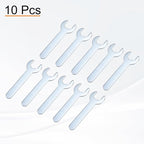 HARFINGTON 10pcs Small Wrench 15mm Open End U-Shaped Single Open Ended Spanner - Image 3