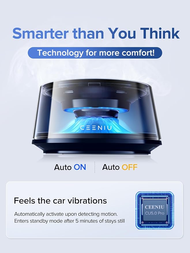 Ceeniu Smart Car Air Fresheners, Premium Scenic Fragrance Car Freshener - Image 4