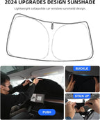 Sunshade Windshield Sun Shade Custom Fit - Image 7