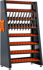 8-Row Large Capacity CNC Tool Holder Rack by LYREIGNCNCME