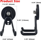 MUTUACTOR Powerful Magnetic Hooks, Non-Slip Heavy Duty Magnetic Hooks - Image 5