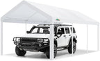 COBIZI Carport Canopy 12x20 Heavy Duty Car Tent Garage, Galvanized Frame Car by COBIZI
