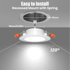 12 Volt 3 Inch Ultra Thin LED Recessed Ceiling Lights - Image 3