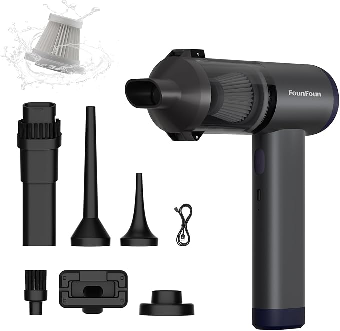 Car Vacuum Portable Cordless, Mini Handheld Vacuum Cleaner by MGVK