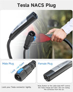 EV Charger Extension Cable for Tesla Charger, EV Extension Cord for Level 1 - Image 4