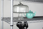 Omega 14" Deep x 42" Wide x 80" High 3 Tier Gray Starter Shelving Unit - Image 5