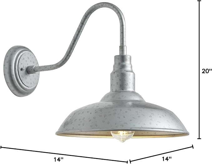 14in Outdoor Gooseneck Barn Lights - Image 8