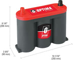 OPTIMA Batteries High Performance 6V RedTop Sealed AGM Car, Truck and SUV - Image 2