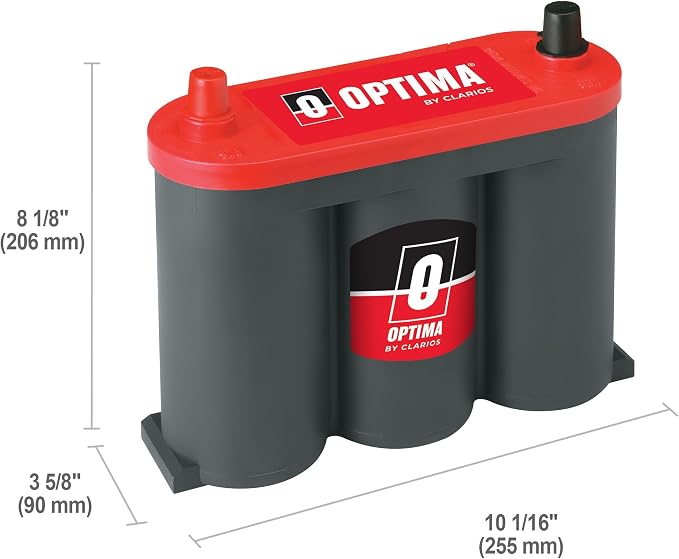 OPTIMA Batteries High Performance 6V RedTop Sealed AGM Car, Truck and SUV - Image 2